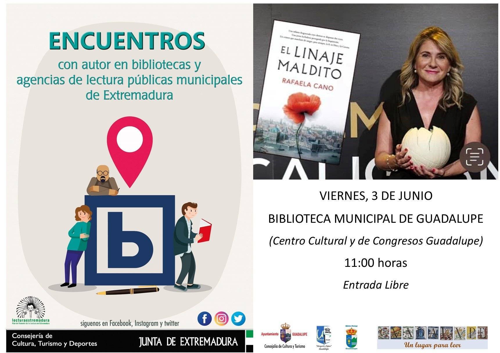 Encuentro con la autora Rafaela Cano Pérez (2022) - Guadalupe (Cáceres)