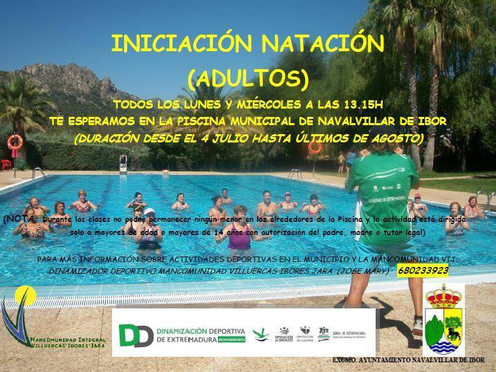 Iniciación a la natación para adultos (2022) - Navalvillar de Ibor (Cáceres)
