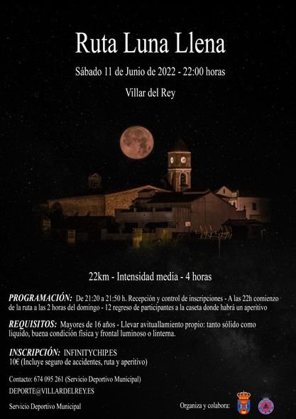 Ruta Luna Llena (2022) - Villar del Rey (Badajoz) 1