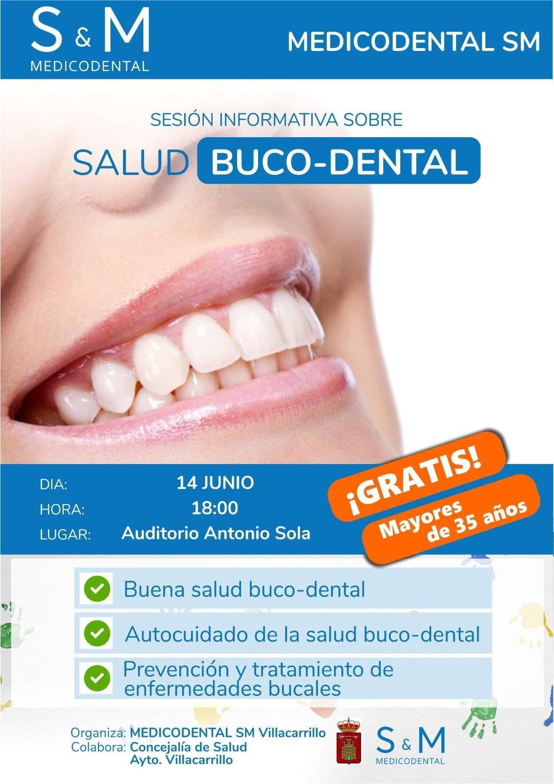 Sesión informativa sobre salud buco-dental (junio 2022) - Villacarrillo (Jaén)