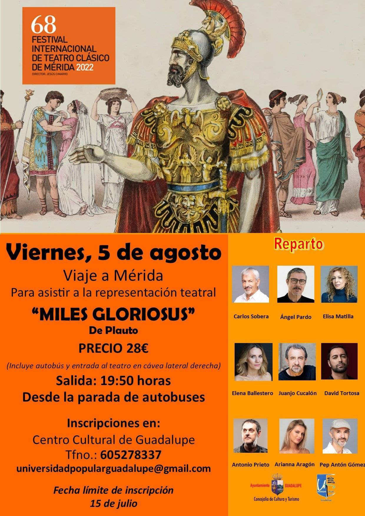 Viaje a Mérida para ver 'Miles Gloriosus' (2022) - Guadalupe (Cáceres)