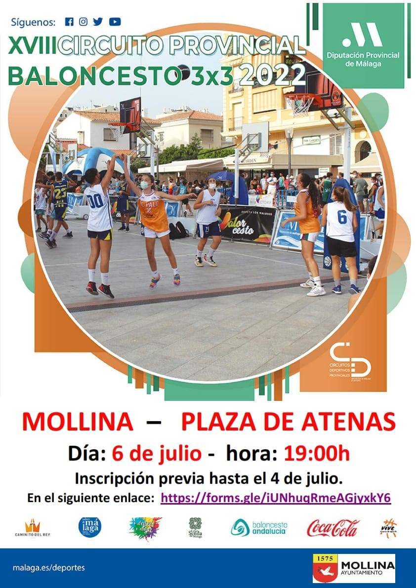 XVIII Circuito Provincial de Baloncesto 3x3 - Mollina (Málaga)