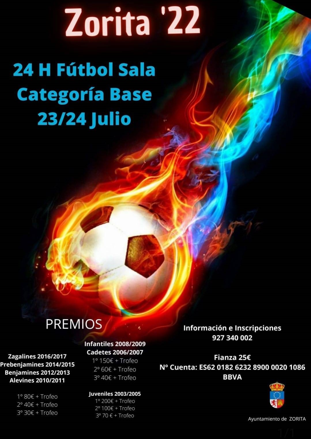 24 horas de fútbol sala (2022) - Zorita (Cáceres)