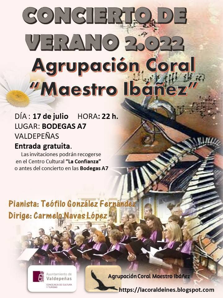 Concierto de verano de la Agrupación Coral Maestro Ibáñez (2022) - Valdepeñas (Ciudad Real)