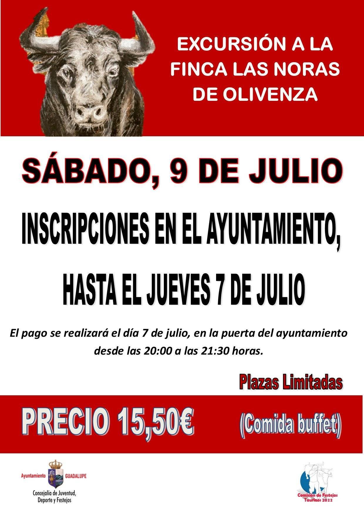 Excursión a la finca Las Noras de Olivenza (2022) - Guadalupe (Cáceres)