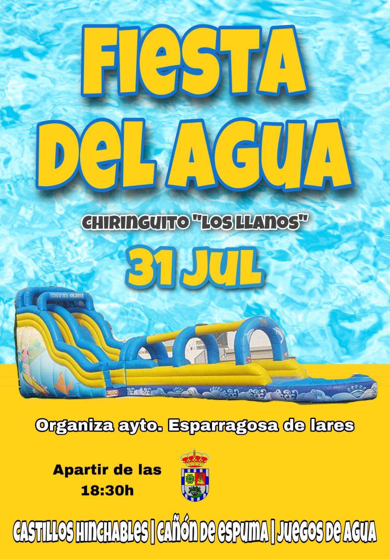 Fiesta del agua (julio 2022) - Esparragosa de Lares (Badajoz)