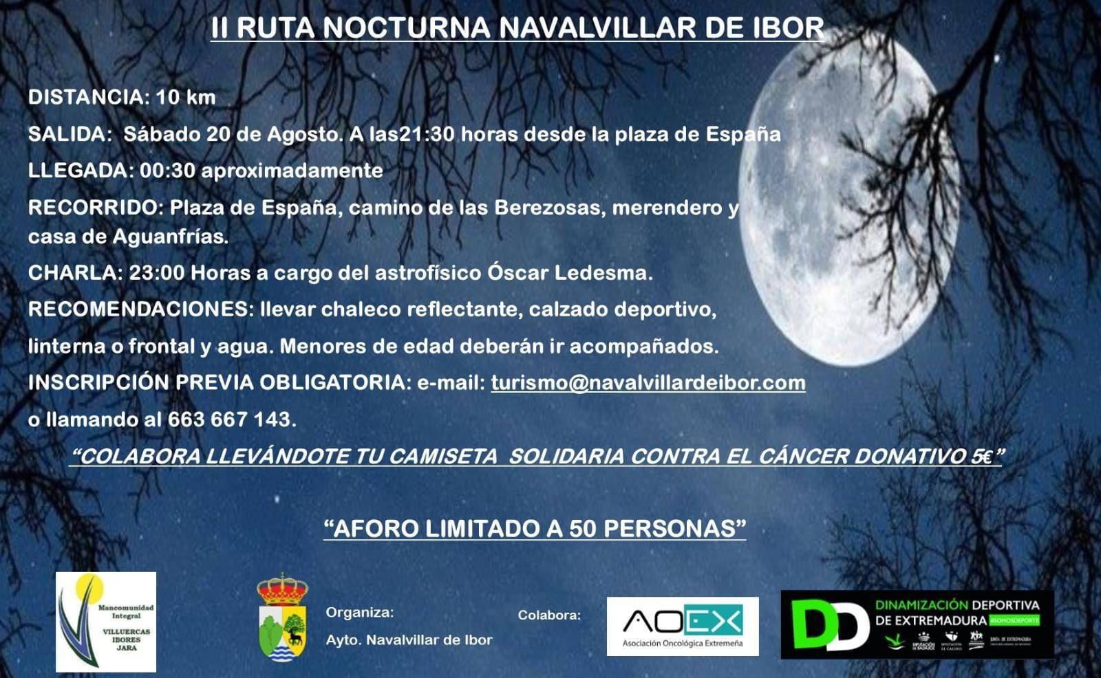 II Ruta Nocturna - Navalvillar de Ibor (Cáceres)