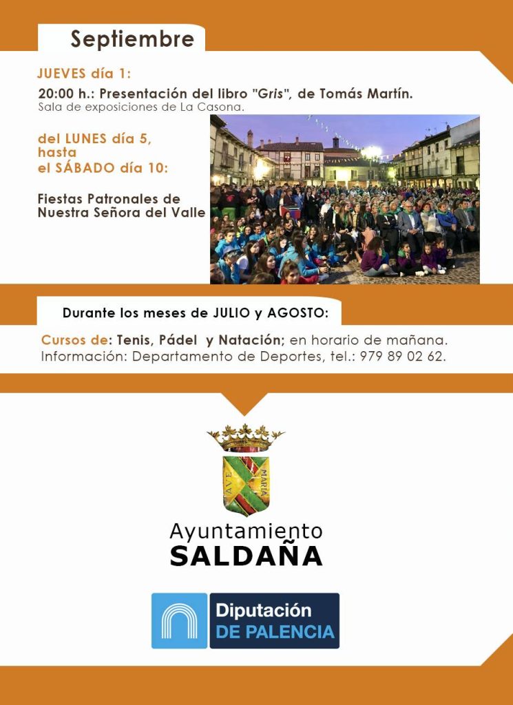 Programa cultural de verano (2022) - Saldaña (Palencia) 4
