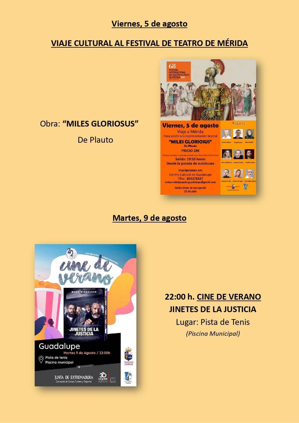 Programa de verano (2022) - Guadalupe (Cáceres) 5