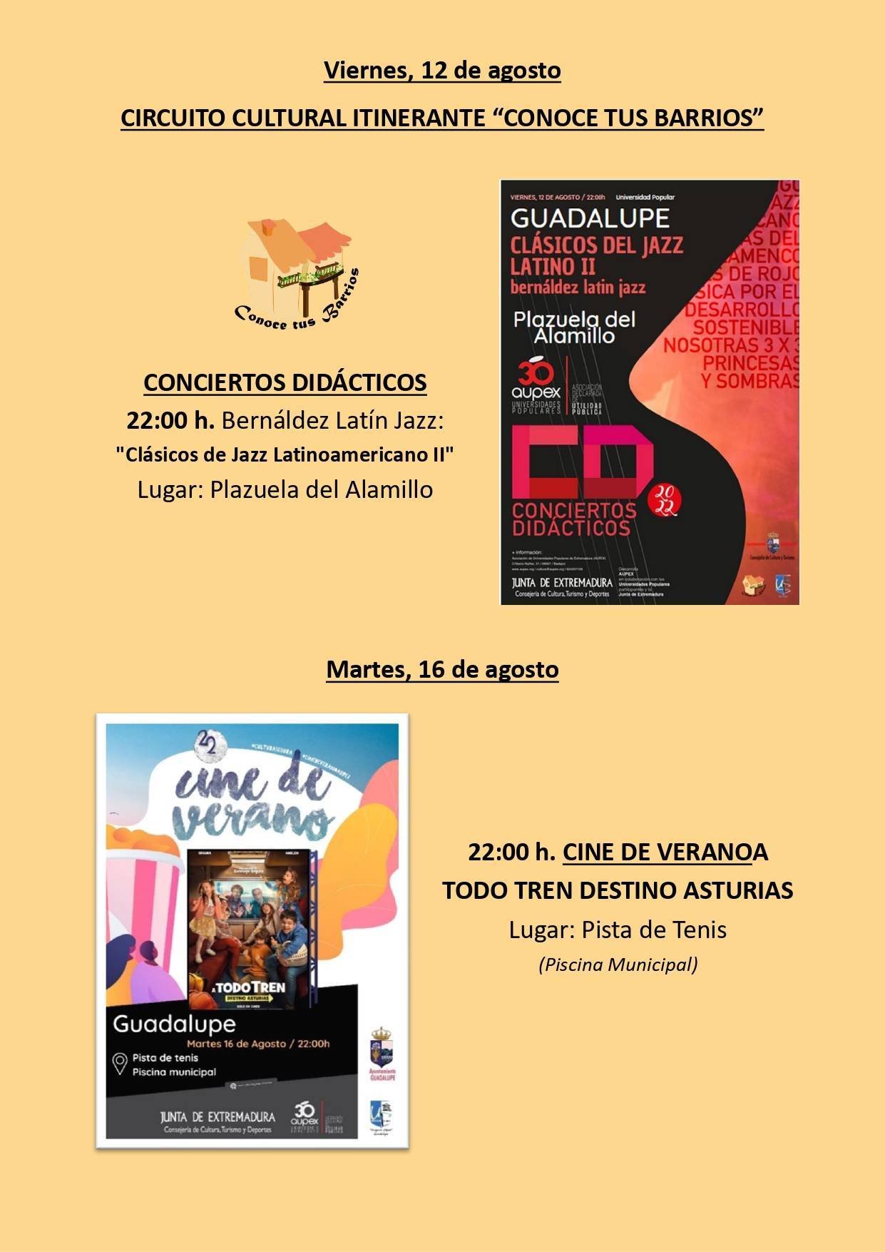 Programa de verano (2022) - Guadalupe (Cáceres) 6