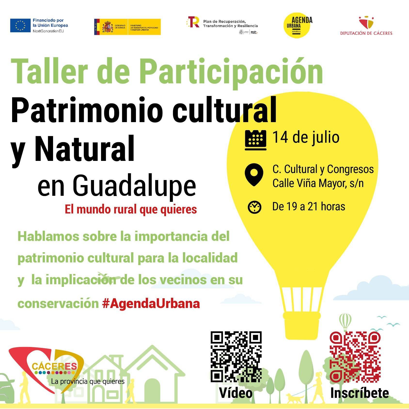 Taller de participación del patrimonio cultural y natural (2022) - Guadalupe (Cáceres)