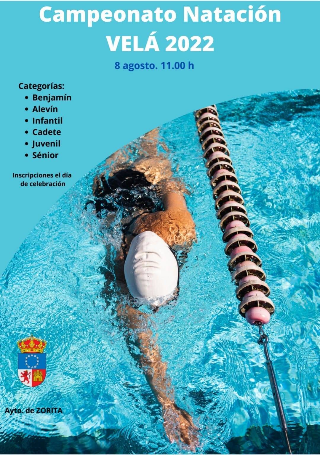 Campeonato de natación Velá (2022) - Zorita (Cáceres)