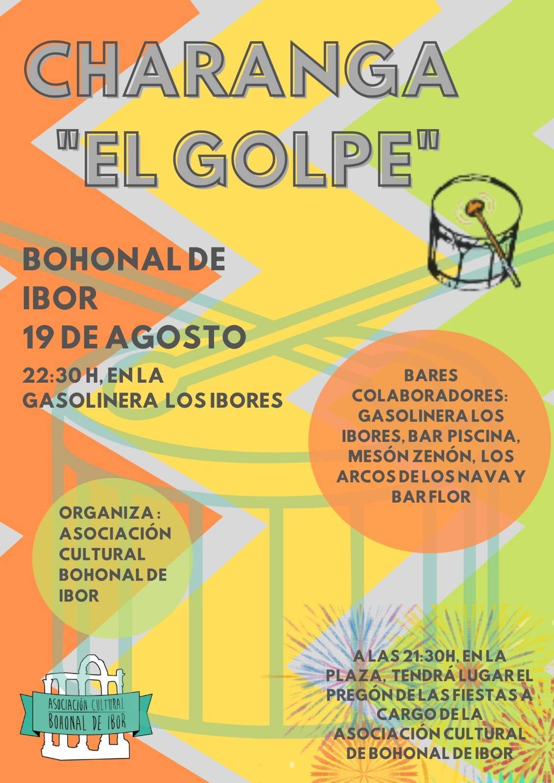Charanga El Golpe (agosto 2022) - Bohonal de Ibor (Cáceres)