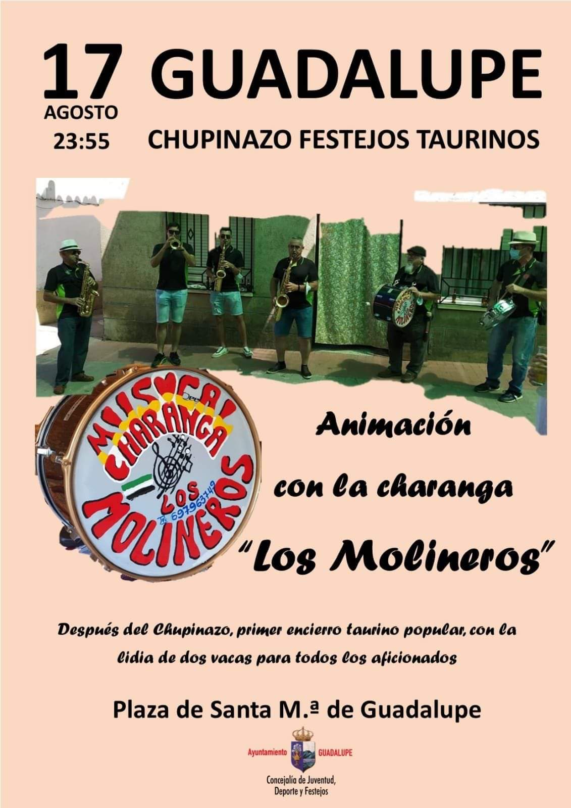 Chupinazo festejos taurinos (2022) - Guadalupe (Cáceres)