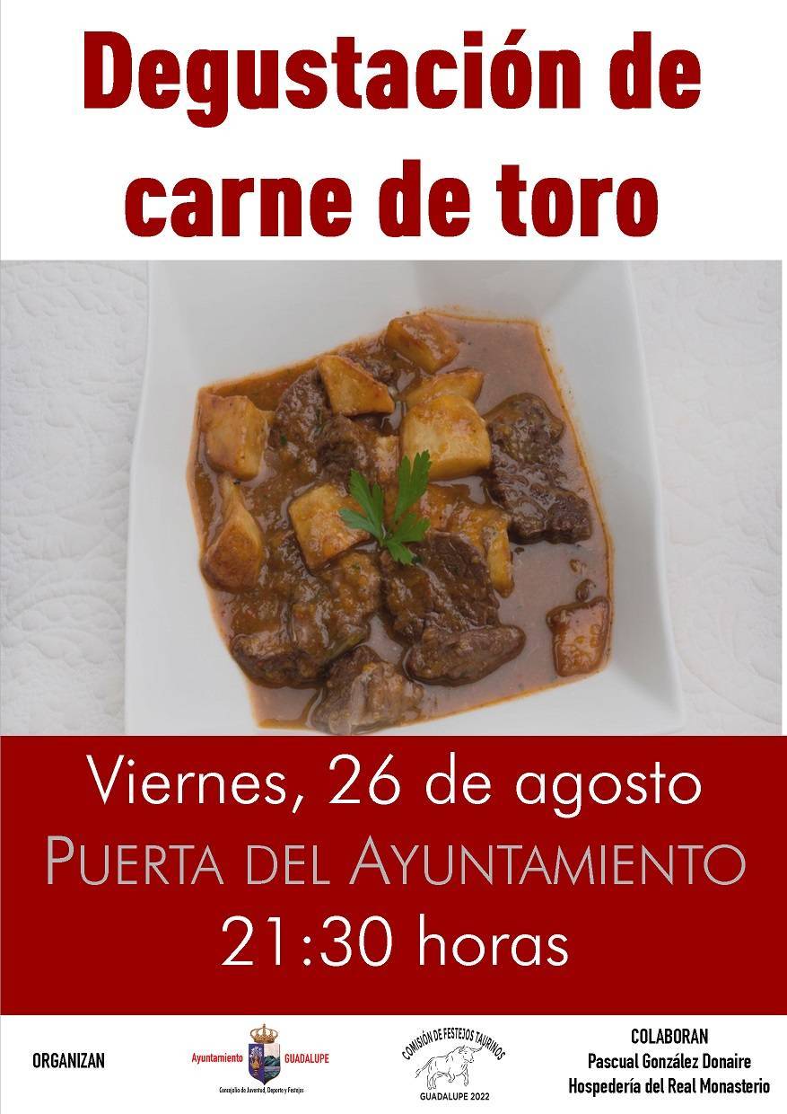 Degustación de carne de toro (2022) - Guadalupe (Cáceres)