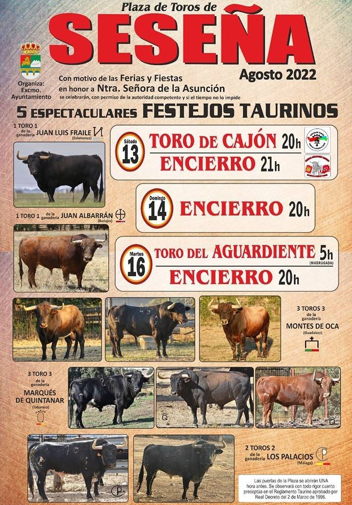 Festejos taurinos (2022) - Seseña (Toledo)