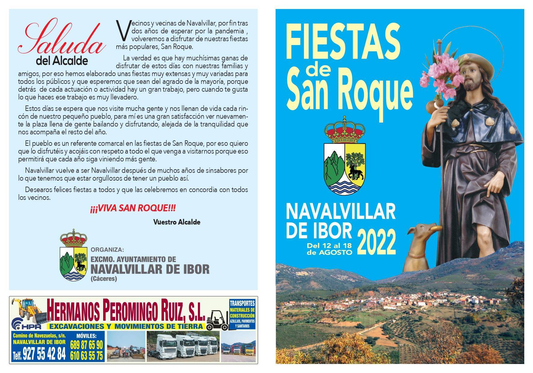 Fiestas de San Roque (2022) - Navalvillar de Ibor (Cáceres) 1