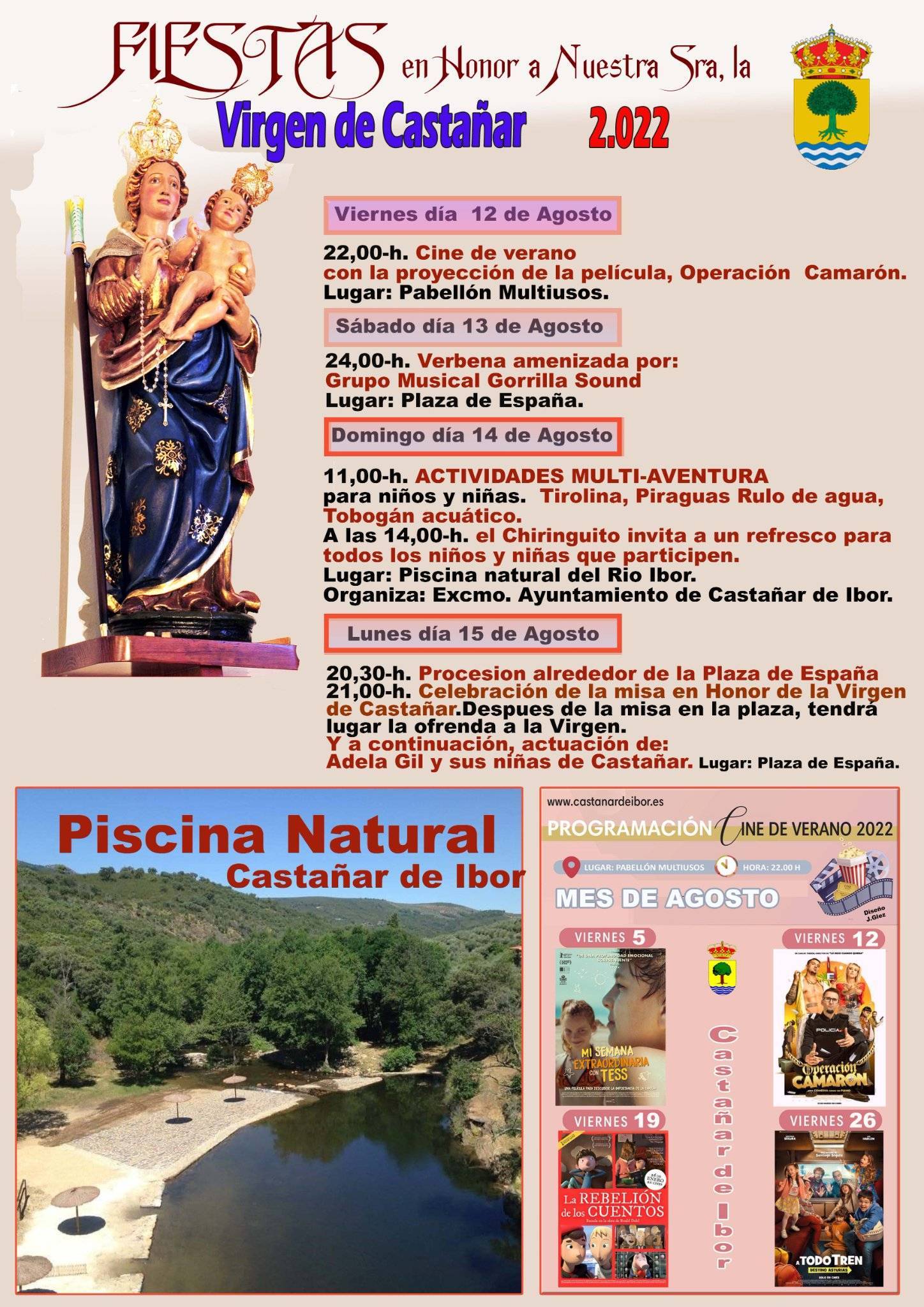 Fiestas de la Virgen de Castañar (2022) - Castañar de Ibor (Cáceres)