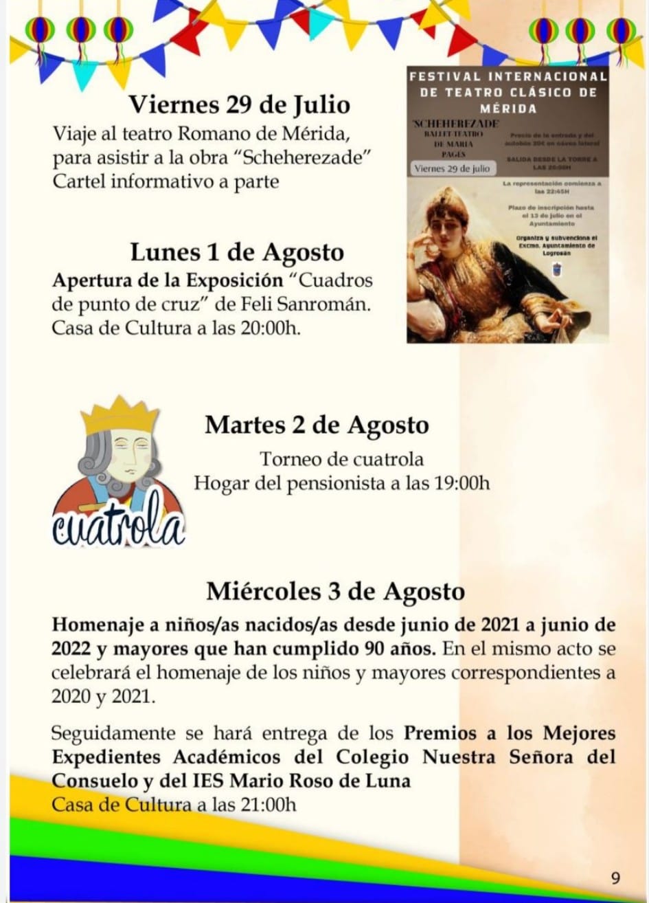 Fiestas patronales en honor a la Virgen del Consuelo (2022) - Logrosán (Cáceres) 4