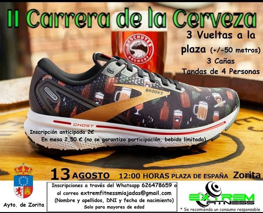 II Carrera de la Cerveza - Zorita (Cáceres)