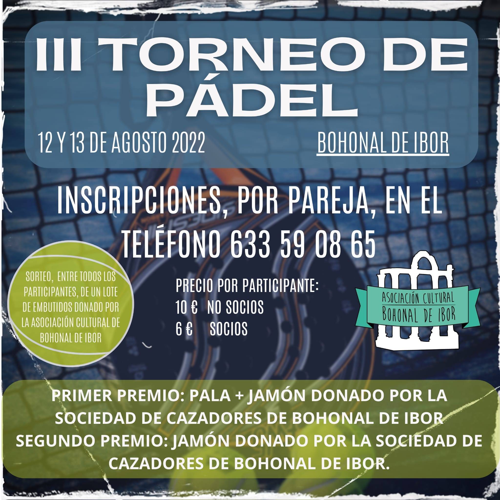III Torneo de Pádel - Bohonal de Ibor (Cáceres) 1