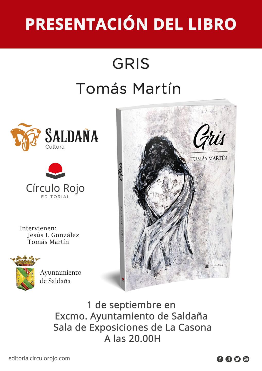 Presentación del libro 'Gris' (2022) - Saldaña (Palencia)