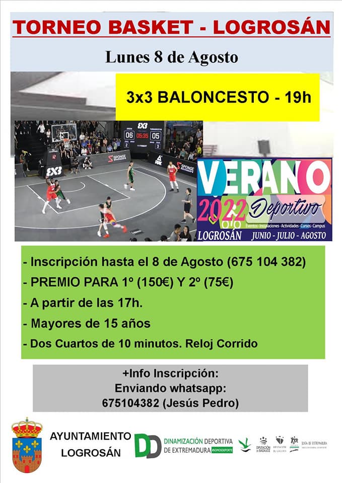 Torneo de baloncesto 3x3 de verano (2022) - Logrosán (Cáceres)