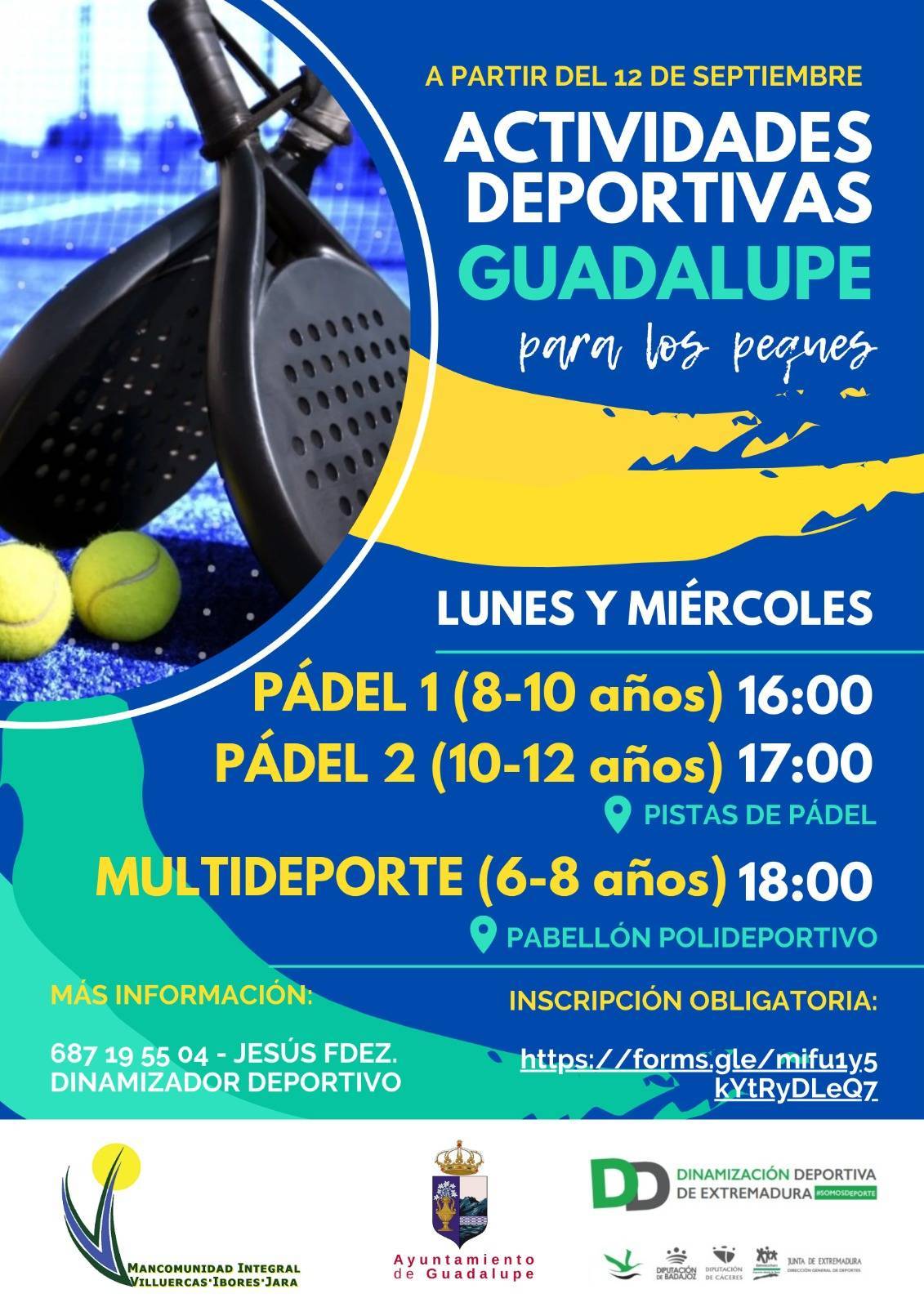 Actividades deportivas (septiembre 2022) - Guadalupe (Cáceres) 1