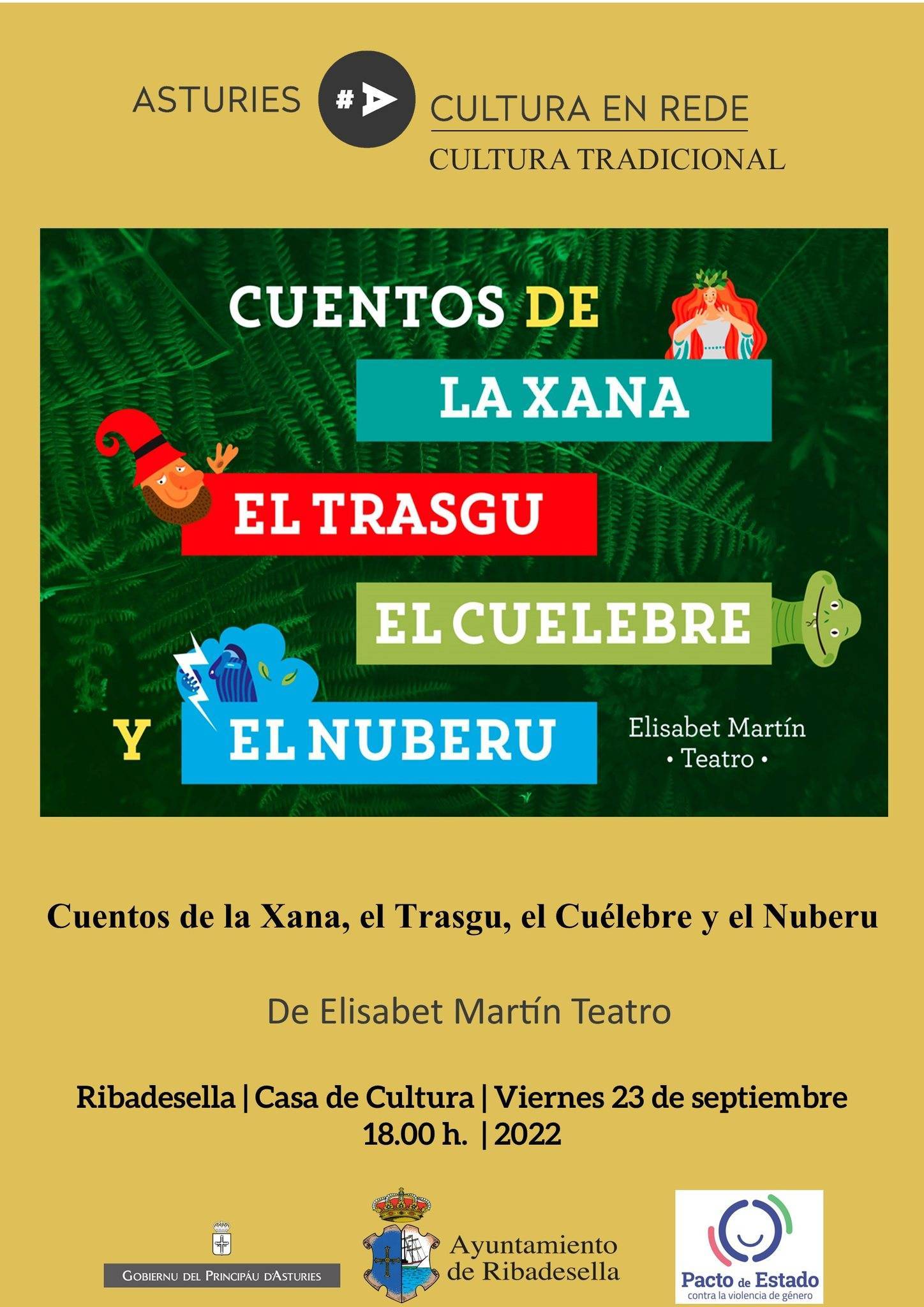 Cuentos de Xana, el Trasgu, el Cuélebre y el Nuberu (2022) - Ribadesella (Asturias)