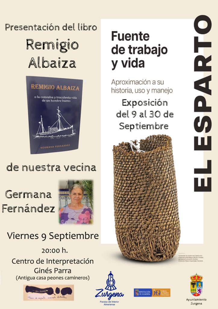 Presentación del libro 'Remigio Albaiza' (2022) - Zurgena (Almería)