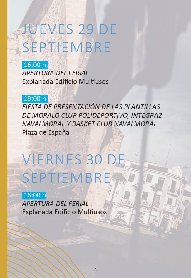 Programa de San Miguel (2022) - Navalmoral de la Mata (Cáceres) 4