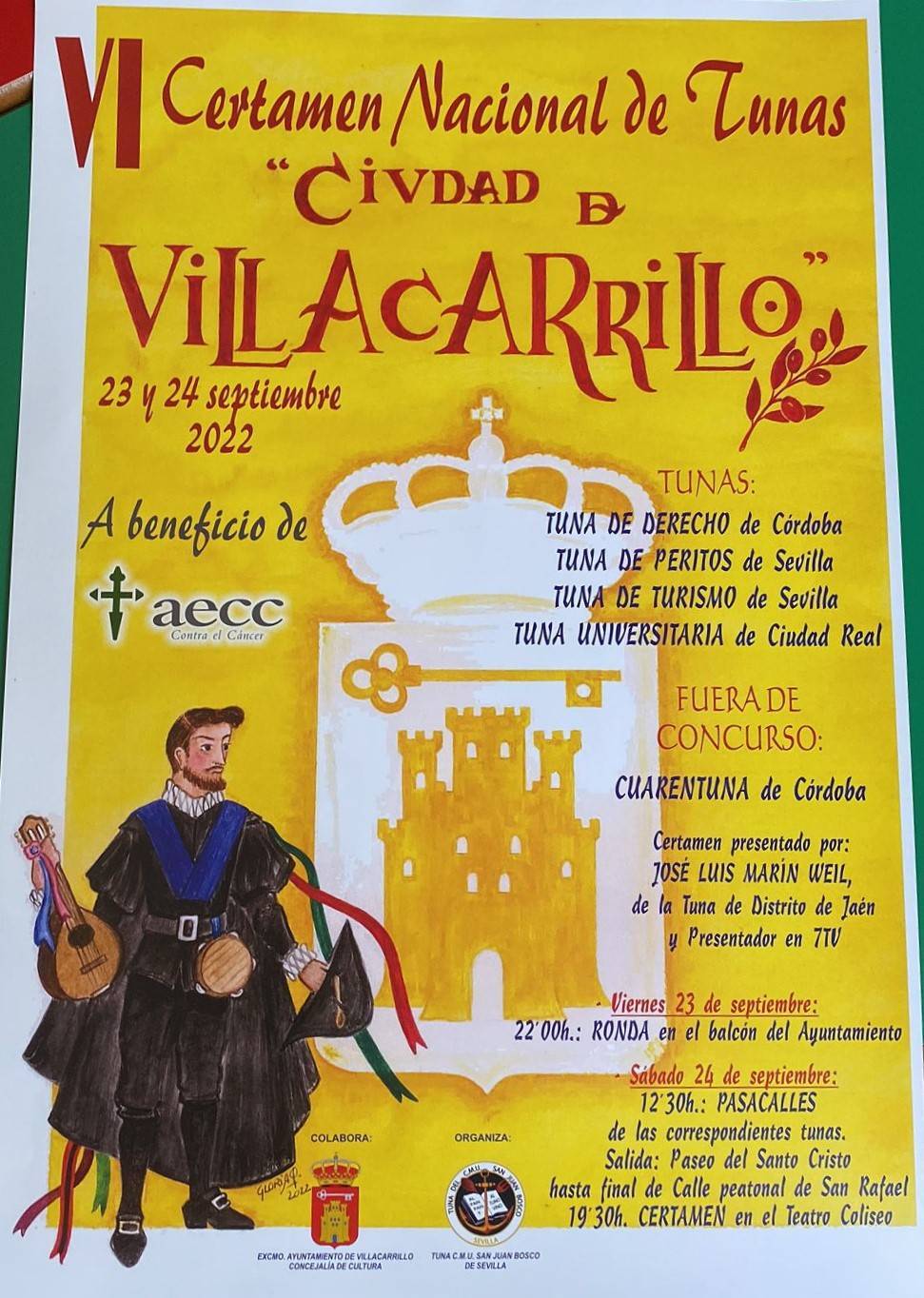 VI Certamen Nacional de Tunas - Villacarrillo (Jaén)