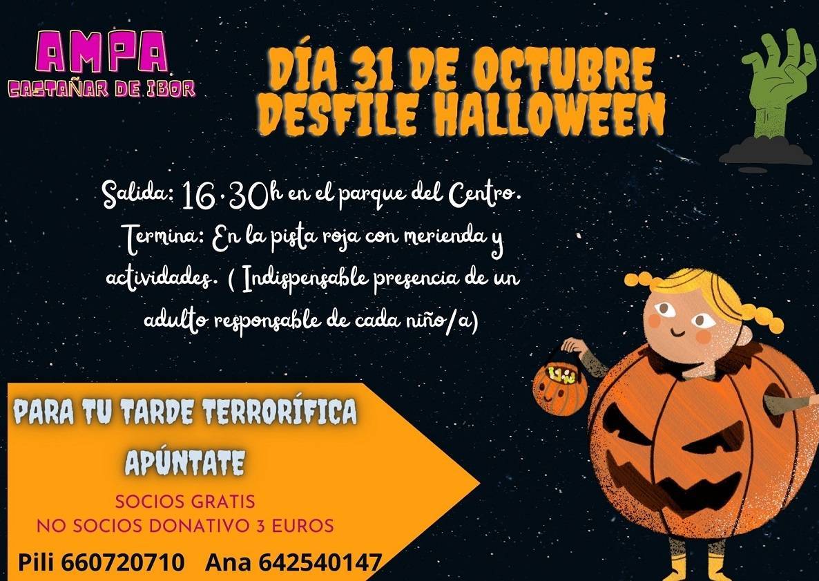 Desfile de Halloween (2022) - Castañar de Ibor (Cáceres)