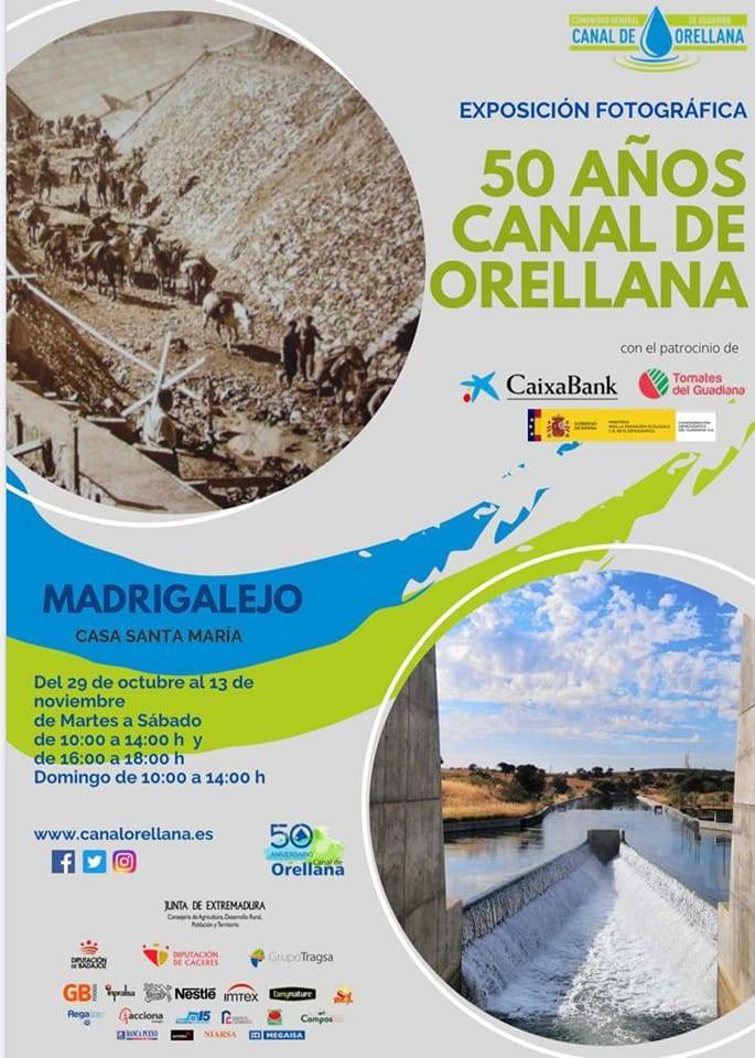 Exposición '50 Años Canal de Orellana' (2022) - Madrigalejo (Cáceres)
