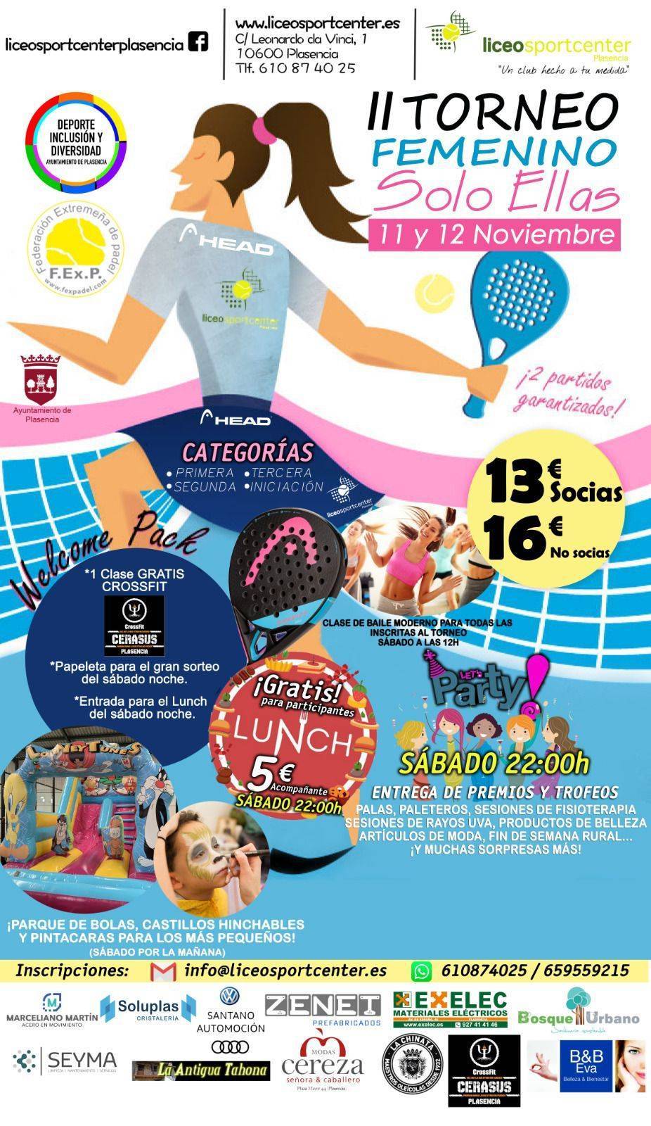 II Torneo Femenino Solo Ellas - Plasencia (Cáceres)