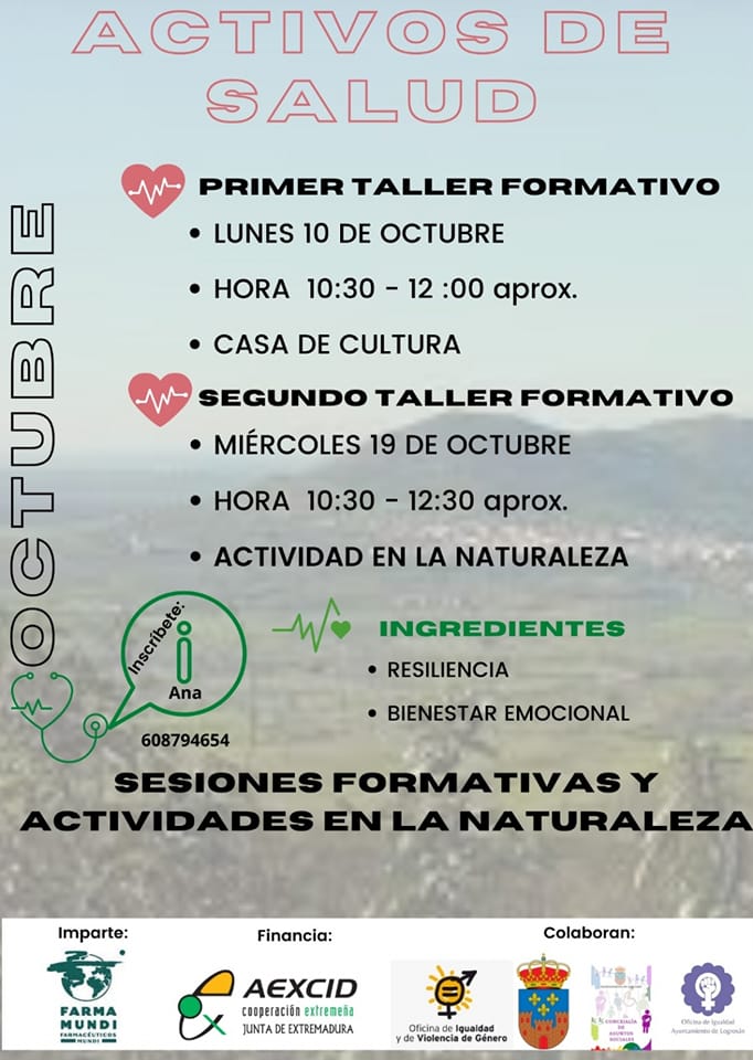 Taller de activos de salud de nuestro pueblo y entorno (2022) - Logrosán (Cáceres)