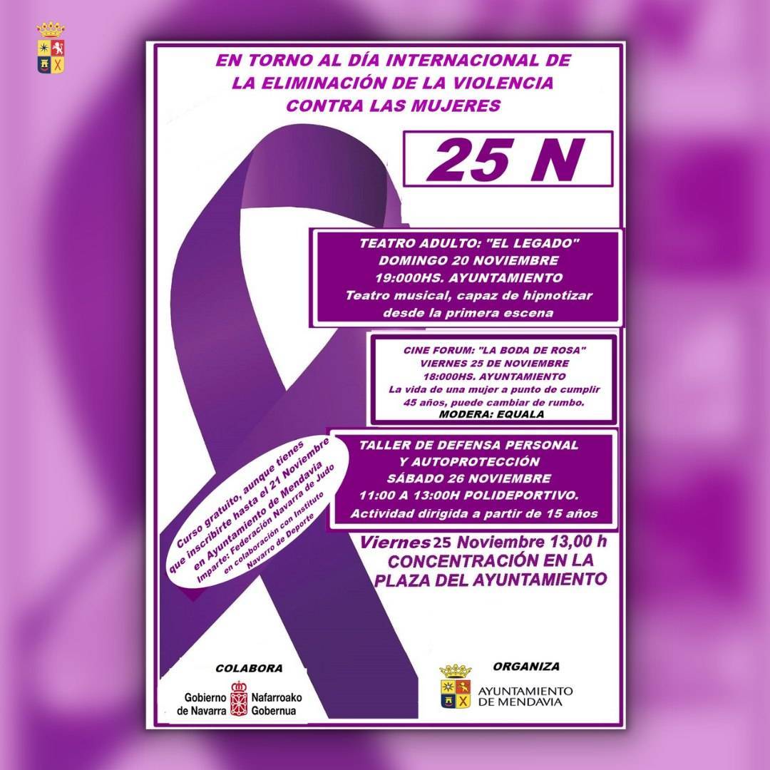 Día Internacional de la Eliminación de la Violencia Contra las Mujeres (2022) - Mendavia (Navarra)
