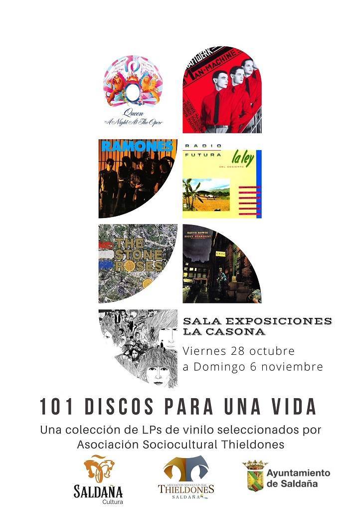 Exposición '101 discos para una vida' (2022) - Saldaña (Palencia)