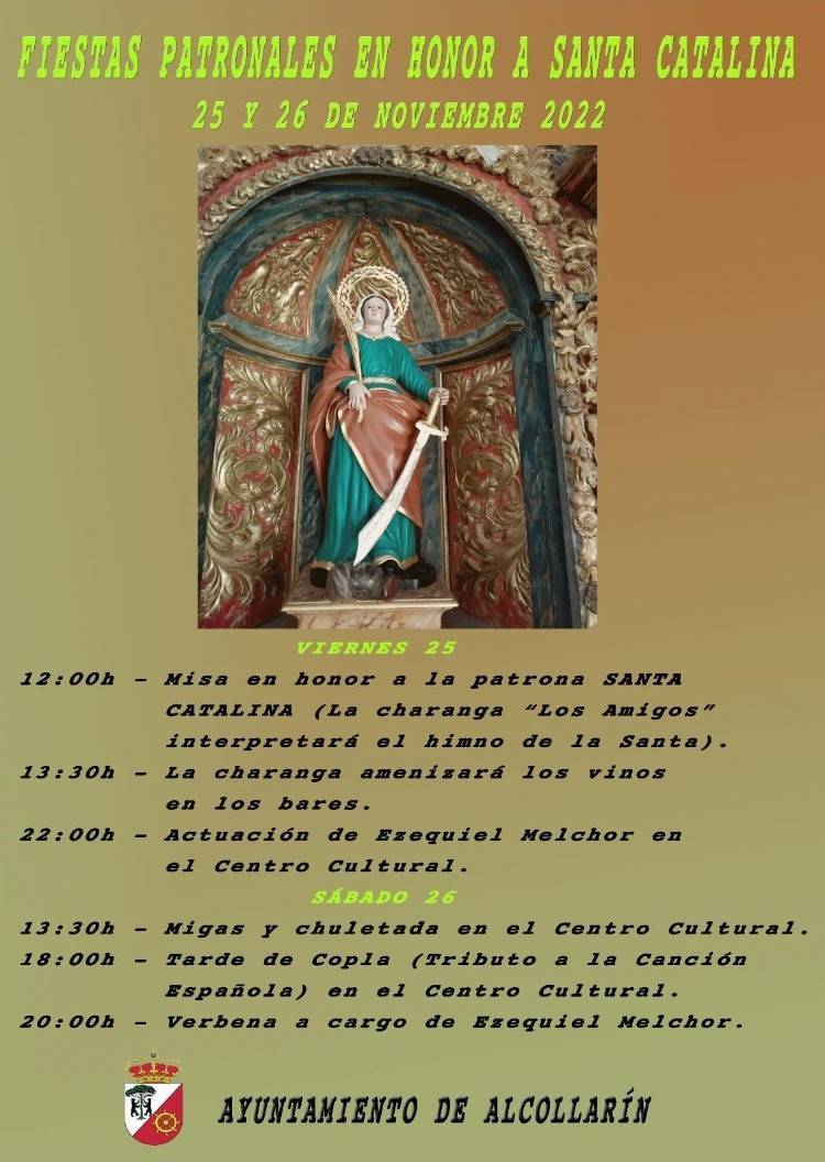 Fiestas patronales en honor a Santa Catalina (2022) - Alcollarín (Cáceres)
