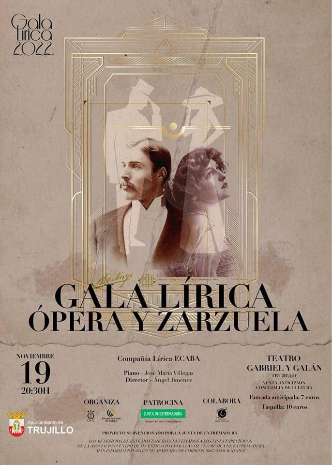 Gala Lírica de Ópera y Zarzuela (2022) - Trujillo (Cáceres)
