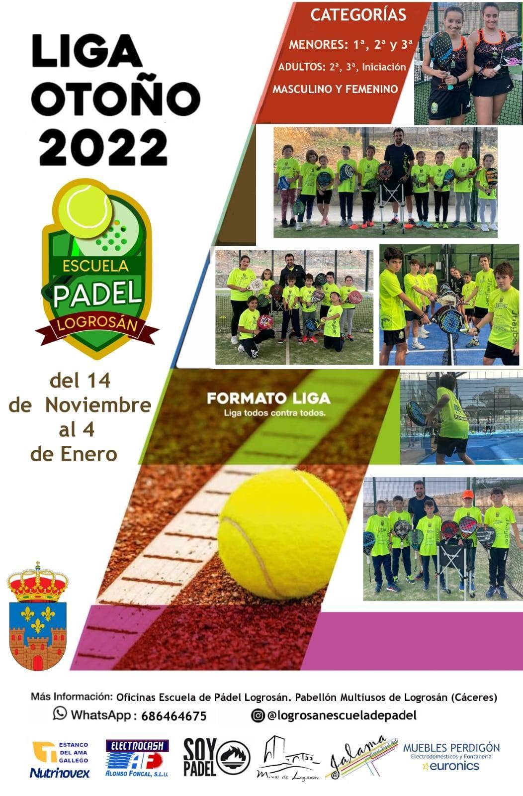 Liga de pádel de otoño (2022) - Logrosán (Cáceres)