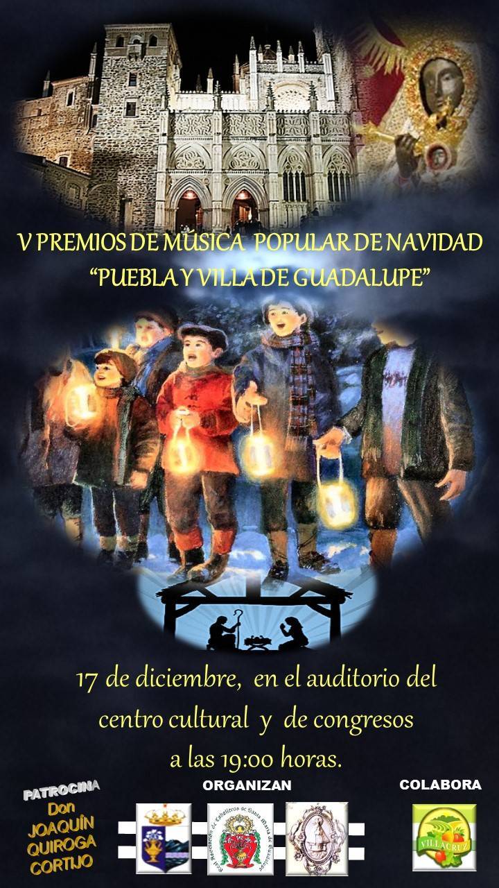 V Premios de Música Popular de Navidad 'Puebla y Villa de Guadalupe' - Guadalupe (Cáceres)