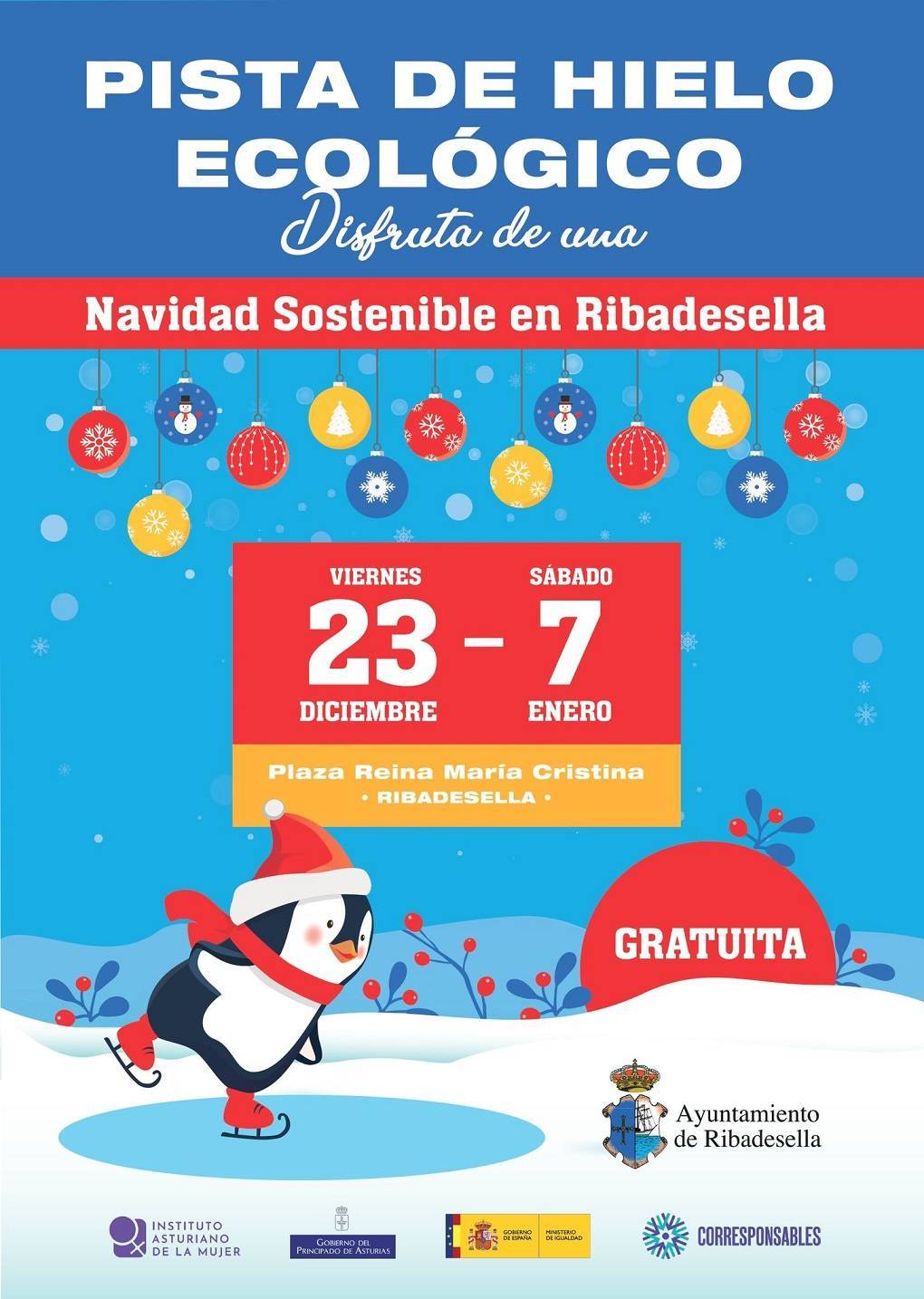 Pista de hielo ecológico (2022-2023) - Ribadesella (Asturias)