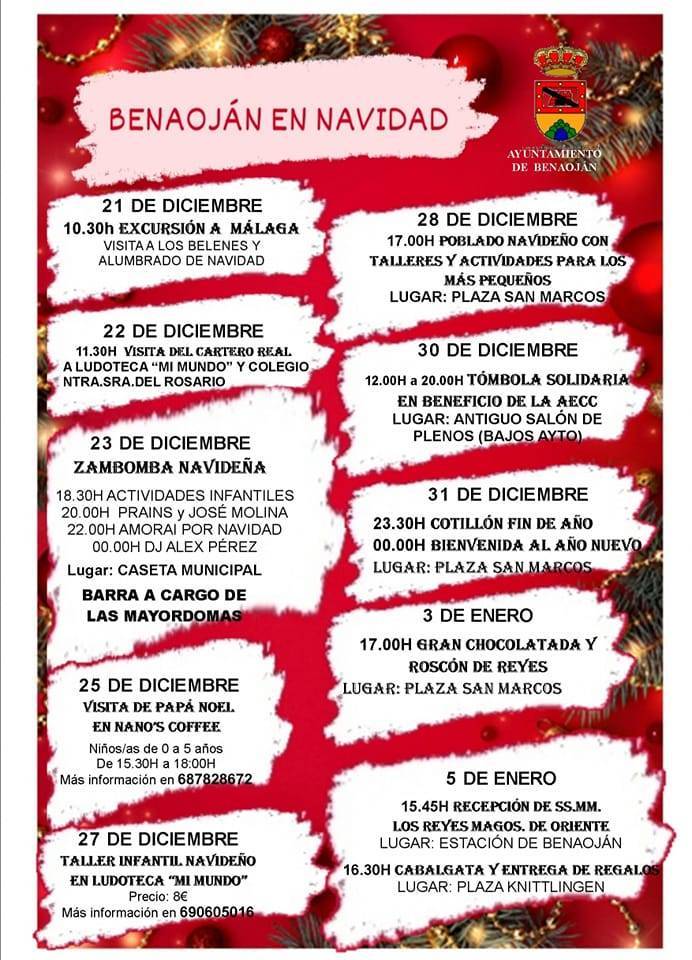 Programa de Navidad (2022) - Benaoján (Málaga)