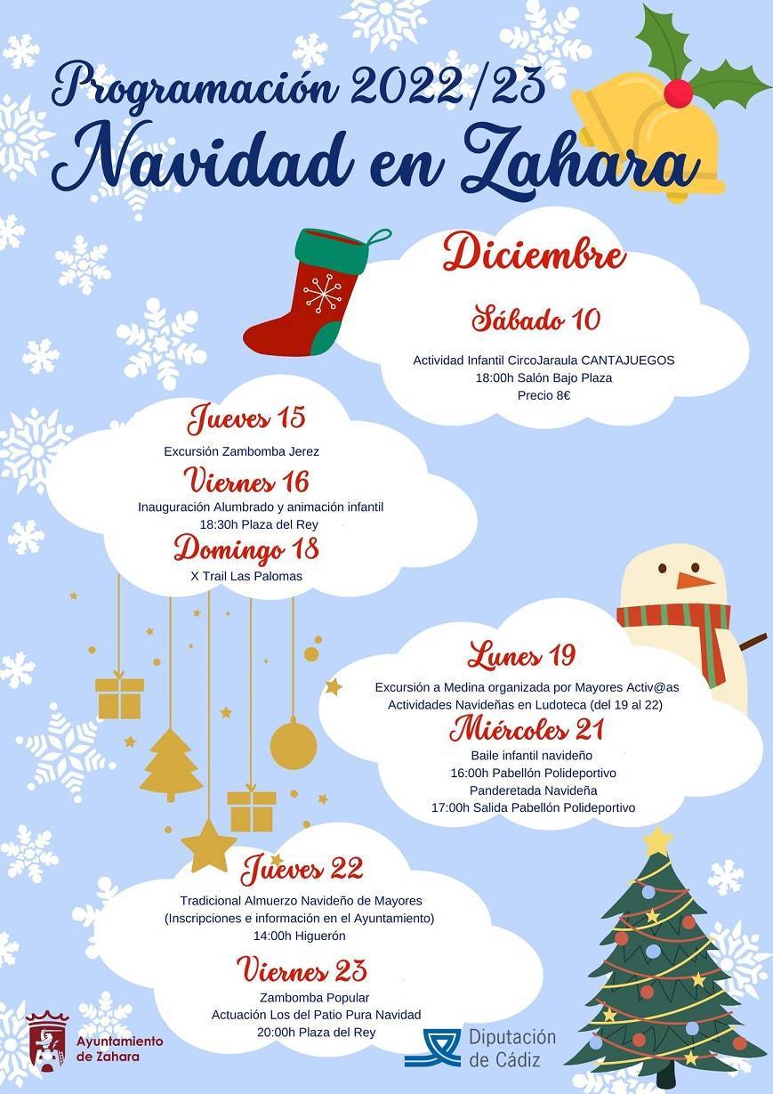 Programación de Navidad (2022-2023) - Zahara de la Sierra (Cádiz) 1