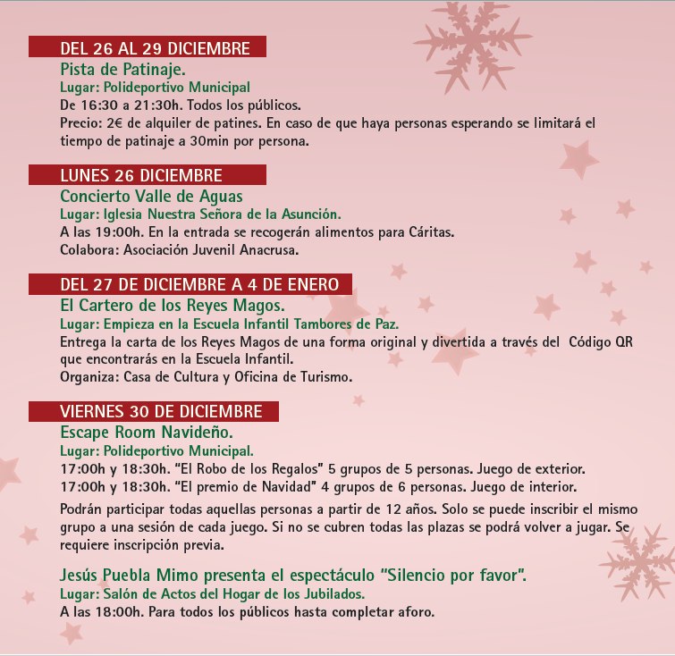Programación de Navidad (2022) - Cabezón de Pisuerga (Valladolid) 4