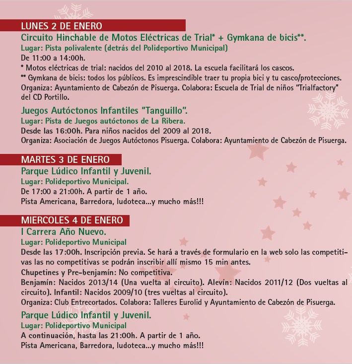 Programación de Navidad (2022) - Cabezón de Pisuerga (Valladolid) 5