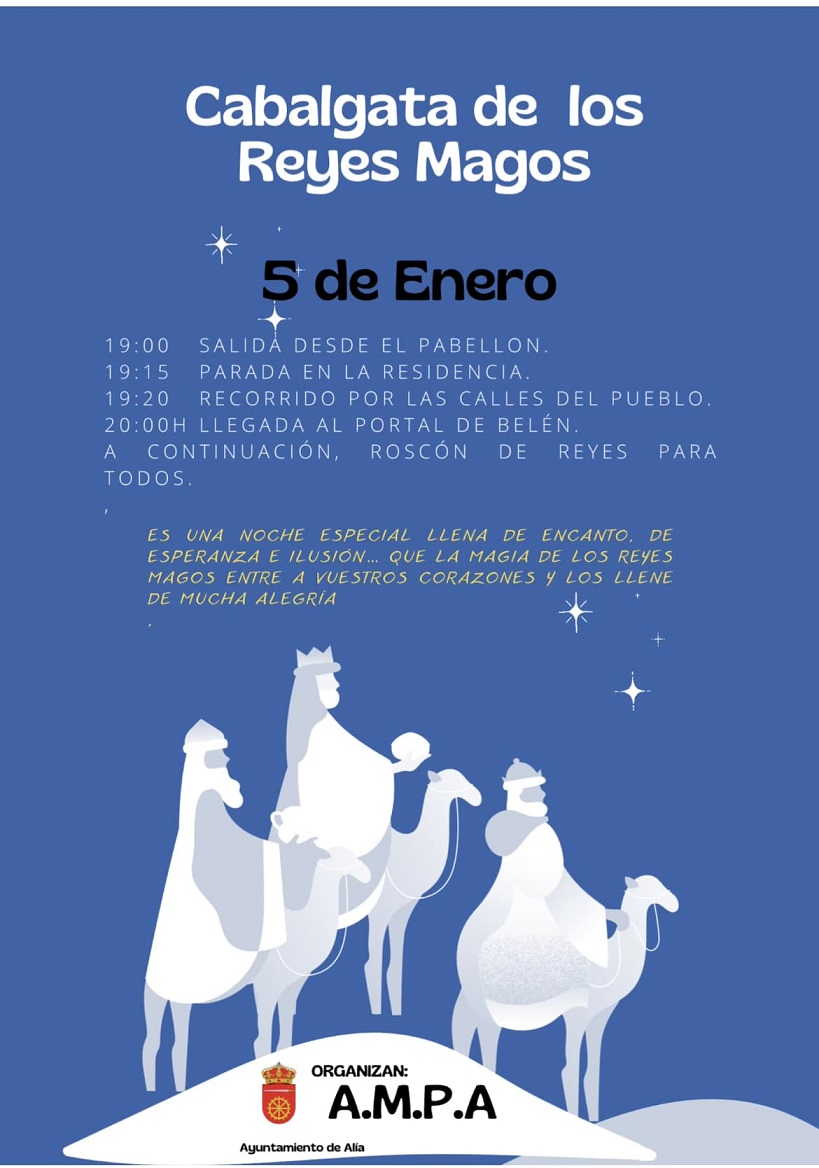 Cabalgata de los Reyes Magos (2023) - Alía (Cáceres)