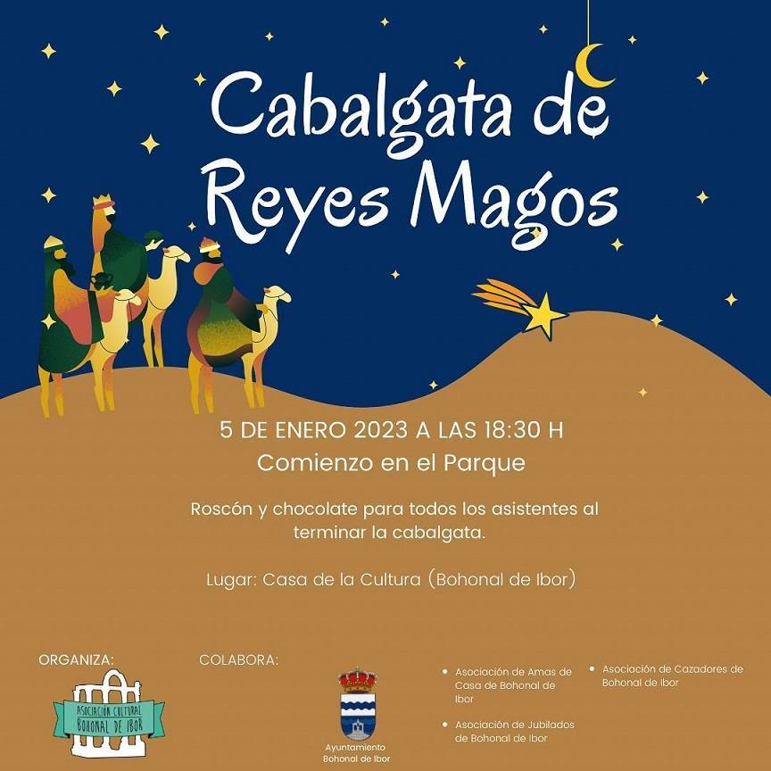 Cabalgata de los Reyes Magos (2023) - Bohonal de Ibor (Cáceres)