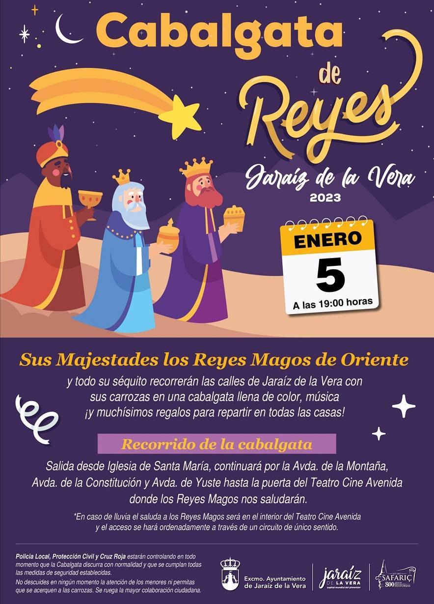 Cabalgata de los Reyes Magos (2023) - Jaraíz de la Vera (Cáceres)
